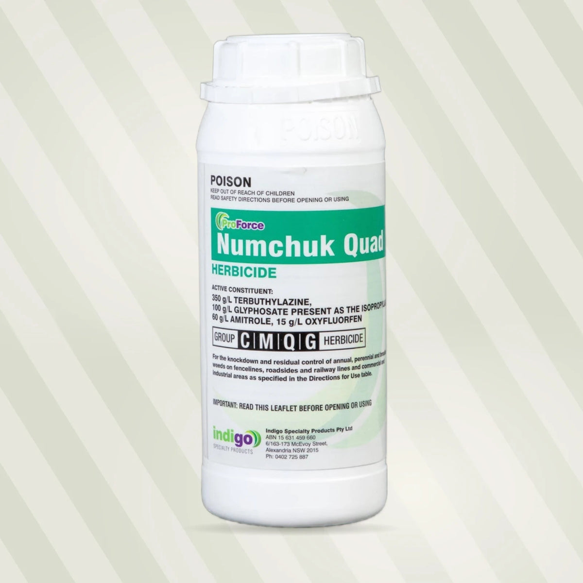 Indigo Numchuk Quad 1L residual herbicide